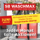 SB-Waschmax Aktion im JUNI