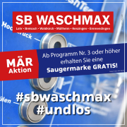 SB-Waschmax Aktion im MÄRZ