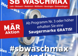 SB-Waschmax Aktion im MÄRZ